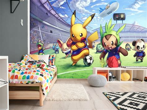 Wallpaper Pokemon Mural Anime Wallpaper Hd