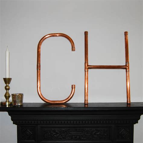 Yet, copper has not always been favored by interior decorating fans. copper decorative letters and symbols wall art by copper ...