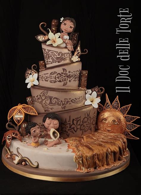 Sunset In Polinesia Decorated Cake By Davide Minetti Cakesdecor