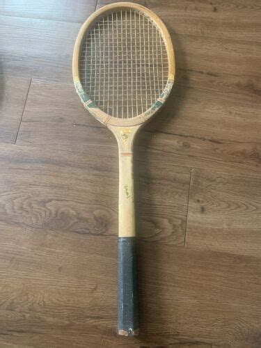 Vintage Wooden Tennis Racket Don Budge Flight And Wright And Ditson Sportstade