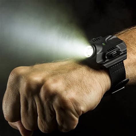 Tactical Compass Flashlight Rechargeable Q5 Led Watch Flashlight