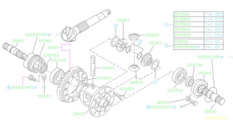 2020 Subaru Legacy Manual Transmission Differential 38100ab400 Genuine Subaru Part