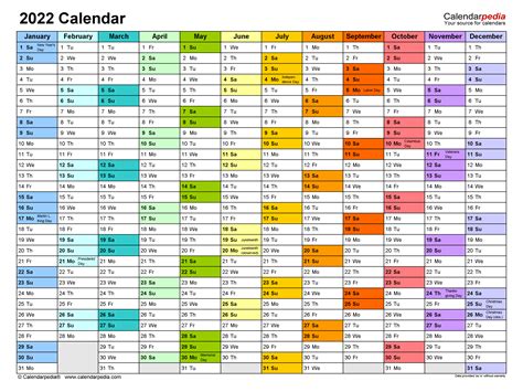 2022 Editable Calendar Excel Oseimg
