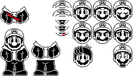 Pixilart Ut Mario Sprite Sheet By Ryannothere