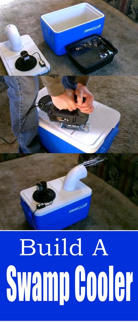 How to make an evap./swamp air cooler using a 5 gallon bucket. Diy air conditioner, Air conditioners and How to build on ...