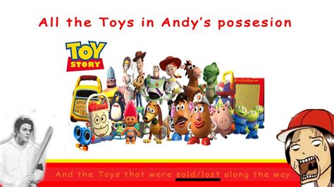 All Of Andys Toys From Toy Story The Sold And Lost Toys Youtube
