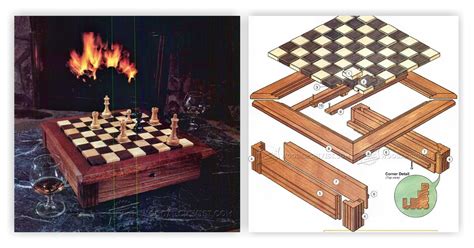Chess Board Plans • Woodarchivist