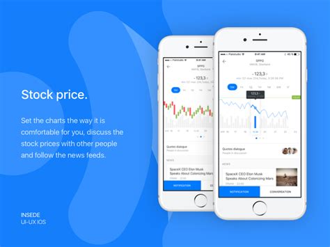 Stay up to date on the latest stock price, chart, news, analysis, fundamentals, trading and investment tools. Inside app - Stock price by Flatstudio | Dribbble | Dribbble