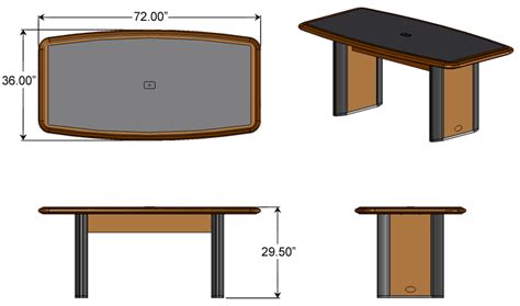 Conference Table For Six Caretta Workspace
