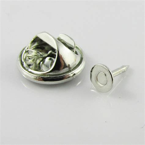 Bulk 10pk Butterfly Clasp Collar Lapel Pin Brooch 45mm Glue Etsy