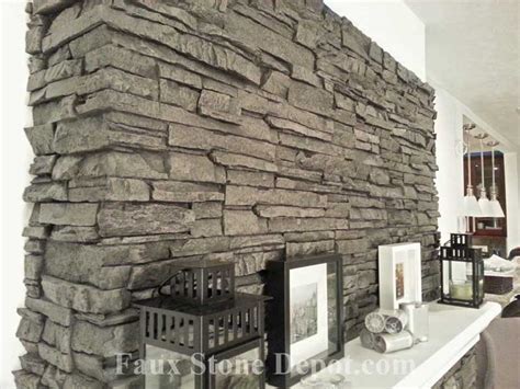 Diy Faux Stone Wall Exterior Wall Design Ideas