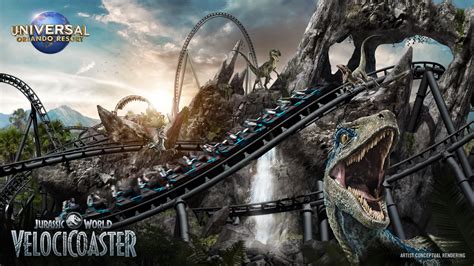 Universal Orlando Officially Announces New Jurassic World Velocicoaster Roller Coaster