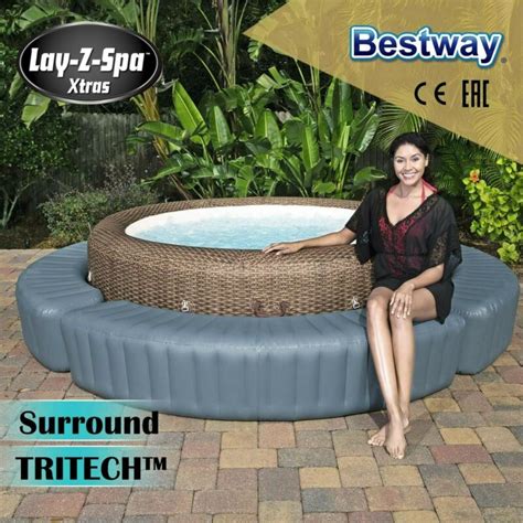 Bestway Inflatable Spa Accessories Lay Z Spa Round Surround Tritech