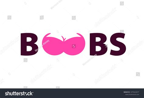 beautiful vector logo female boobs adult stock vector royalty free 1075422677 shutterstock