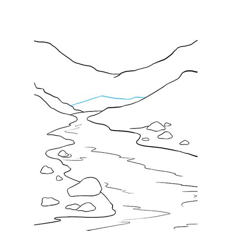 How To Draw A River Really Easy Drawing Tutorial