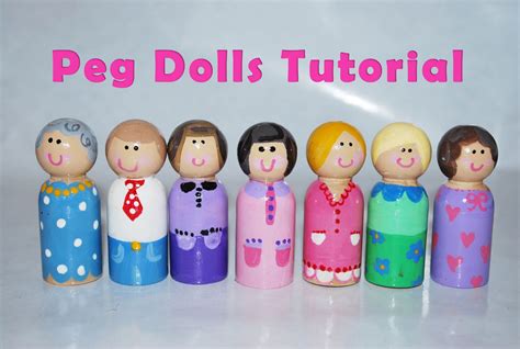 Peg Dolls Clumsy Crafter