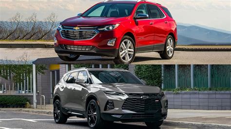 2022 Chevrolet Equinox Vs 2022 Chevrolet Blazer Whats The Difference