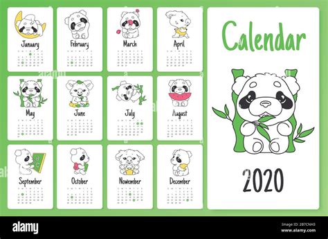 Calendario Jul 2021 Kawaii Calendario 2020 De Unicornio