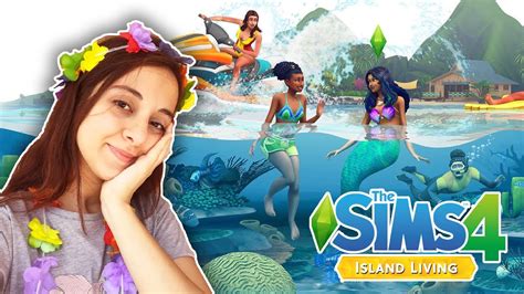 The Sims 4 Island Living 🌴🧜‍♂️ Create A Sim İnceleme Youtube