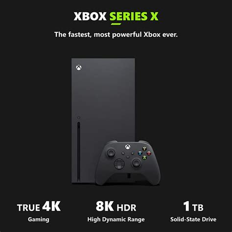 2020 Newest Xbox Series X Gaming Console Bundle 1tb Ssd Black Xbox