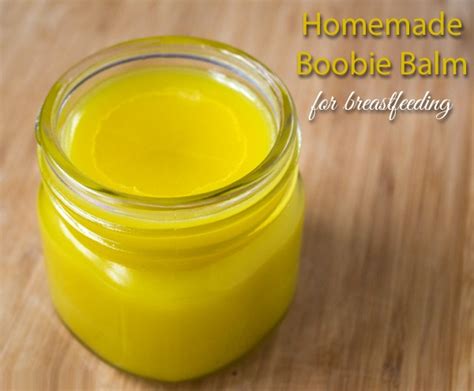 Breastfeeding Boobie Balm Homemade Nipple Cream Recipe Beauty Enhancers