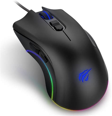 Havit Programmable Gaming Mouse 4000dpi 7 Buttons Rgb Backlit Wired
