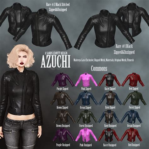 Azuchi Rider Leather Jacket Sims 4 Sims 4 Clothing Sims