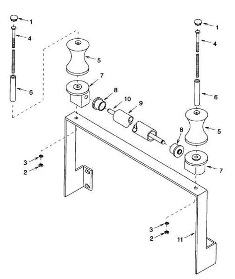 Figure 4 14 Hose Roller Assembly