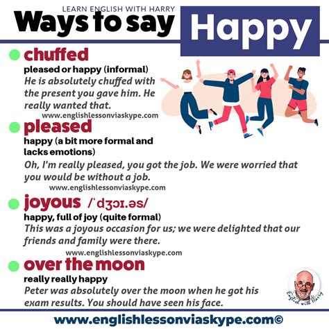 How To Say Happy In English Spoken English Lesson