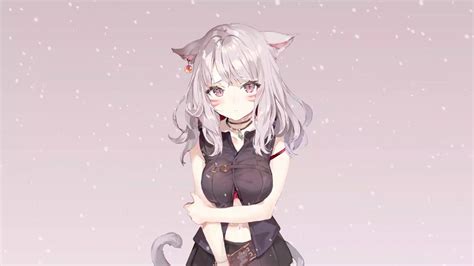 Anime Cat Ears Girl Fall In Love Anime Girl