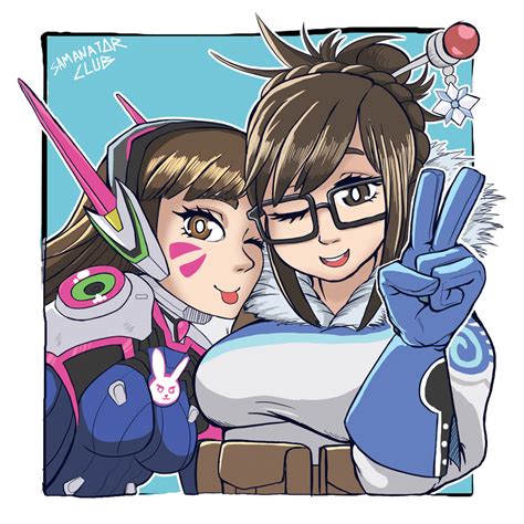 Hard Choice Mei X Malereader X Dva By Psajchol On Deviantart