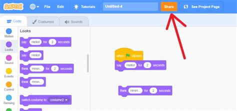 How To Save And Share Your Scratch Project Brightchamps Blog