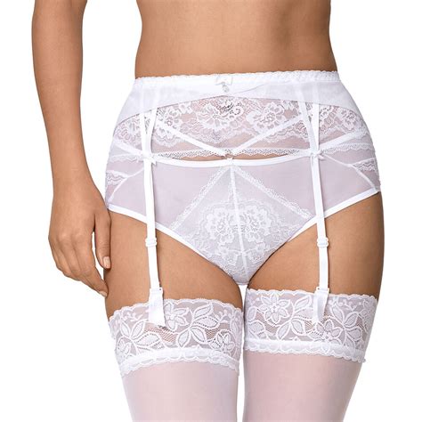 Ava Sexy Lace Garter Belt 1856 Venus White