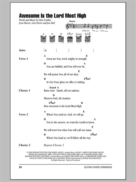 Great are you lord by all sons and daughters. Awesome Is The Lord Most High | Sheet Music Direct