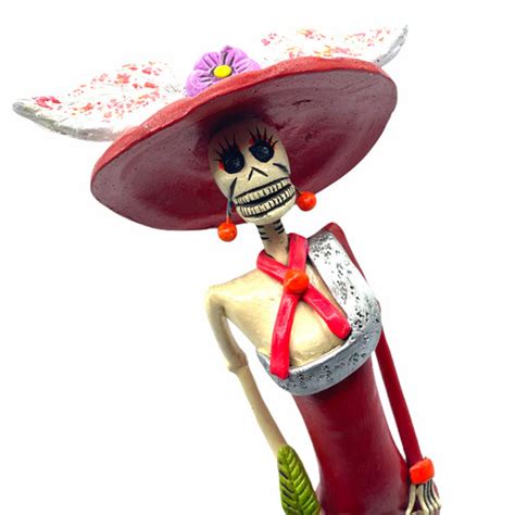 Mexican Catrina Doll Inspired By The Day Of Dead Holiday In Mexico