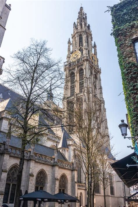 Antwerp Belgium April 7 2019 The Cathedral Of Our Lady Dutch