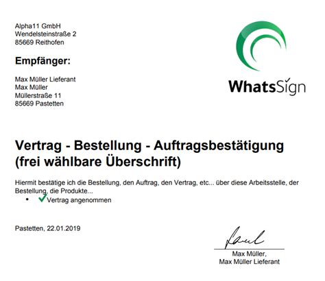 Er schrieb das datum unter die urkunde. Auch Verträge mit Handschrift online unterschreiben ...