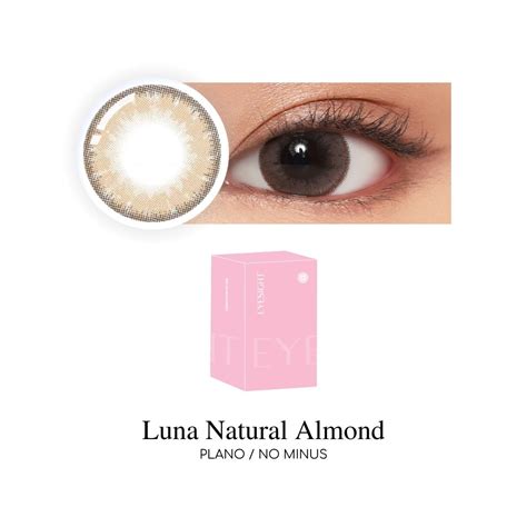 Eyesight Eos Luna Natural Almond Softlens Planono Minus Kegunaan