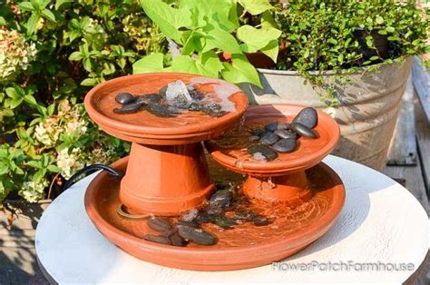 Diy Terra Cotta Pot Fountain Diy Terra Cotta Pots Diy Summer Crafts