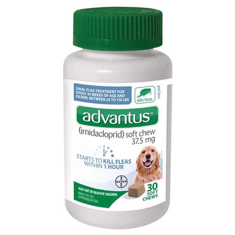 Advantus Chewable Flea Treatment For Large Dogs 30 Soft Chews