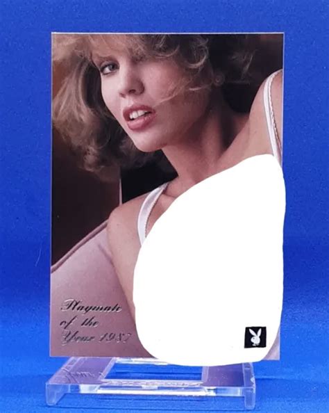 Vintage Playboy Gold Foil Playmate Of The Year Donna Edmondson Py Nm