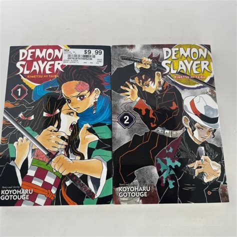 Demon Slayer Kimetsu No Yaiba Vol 1 And 2 By Koyoharu Gotouge