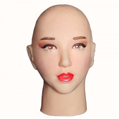 A1 Quality Handmade Soft Silicone Realist Full Head Femalegirl