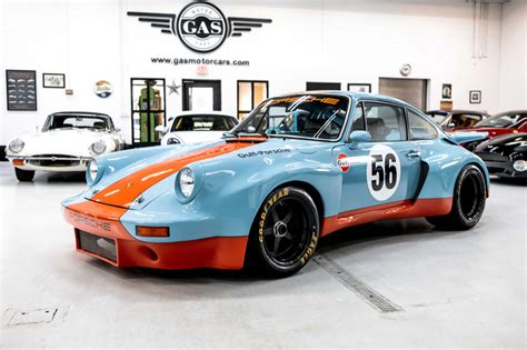 1971 Porsche 911 T With Gulf Liveried Super Wide Rsr Body Kit Is All