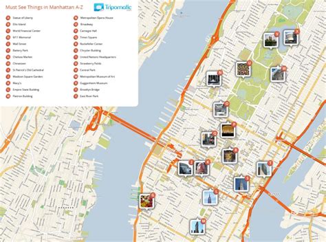 Mapa De Nueva York Turismo Nueva York Mapa Turístico Distritos