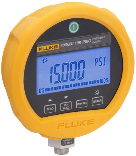 Fluke Calibrator Pressure Gauge 12 To 500 Psi Digital Test Compound
