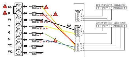 Guide to wiring connections for room thermostats. Honeywell Rth6580wf Thermostat Wiring Diagram