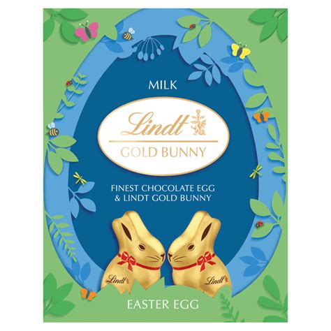 Lindt Gold Bunny Milk Chocolate Easter Egg 115g Lindt Shop Uk