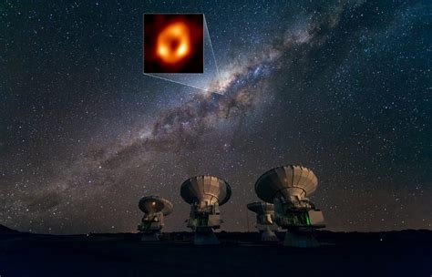 Erstes Foto Unseres Schwarzen Lochs Event Horizon Teleskop Zeigt Erstmals Das Aussehen Von