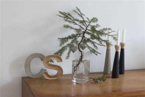 Diy Concrete Christmas Tree Hangers Look What I Made